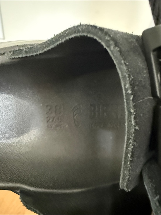 Black Strappy Buckle Birkenstock Sandals main image 3